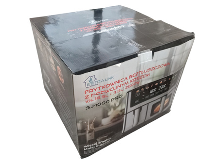Air fryer frytkownica beztłuszczowa Extralink SJ-1000 Pro 2500W 10l