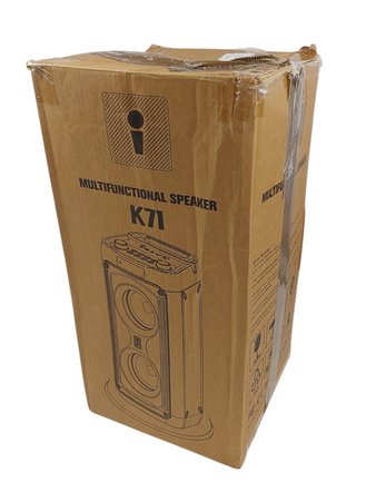 Głośnik przenośny wielofunkcyjny Karaoke Japouca K71 USB AUX Bluetooth 60W