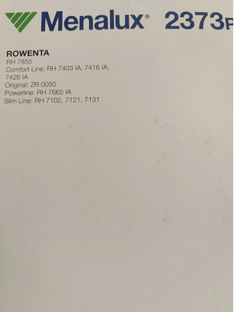 WORKI DO ODKURZACZA ROWENTA - MENALUX 2373P 900256148/9 - 10 SZTUK