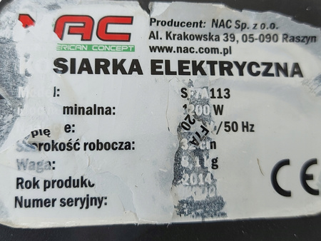 Kosiarka elektryczna NAC SF7A113 1200 W 32cm