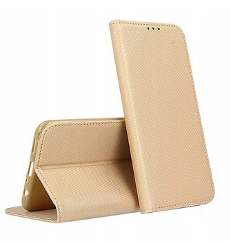 Etui z klapką magnetyczną do Xiaomi Redmi 12c złote