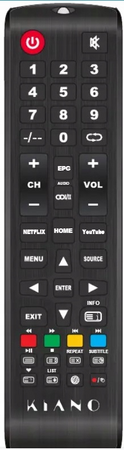 Pilot do telewizora Kiano Slim Tv 40 cali SMART / Slim TV40