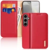 Pokrowiec Dux Ducis Hivo Etui z klapką do Samsung Galaxy S24 czerwone