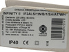 Oprawa awaryjna INFINITY II AL LED 1W 1h dwuzadaniowa AT biała IP40