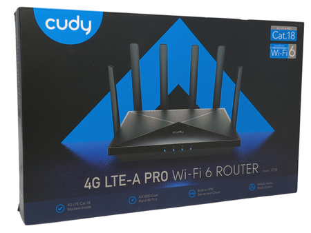 Router Cudy LT18 4G LTE Cat.18 AX1800 WiFi 6 1.2Gbps 2xSIM