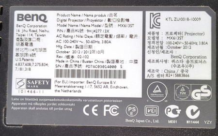 Projektor BenQ MX613ST DLP (XGA, 2800lm, HDMI)