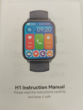 Smartwatch Ruimen H1 Czarny