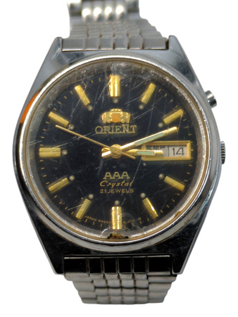 Zegarek męski na bransolecie Orient 3 Star japoński srebrny