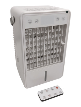 Klimatyzator przenośny 4w1 LED 5 prędkości 1500 ml zbiornik z pilotem