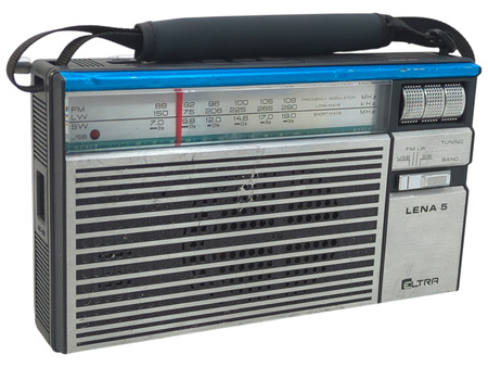 Radio ELTRA Lena 5 Analogowe Przenośne Srebrny