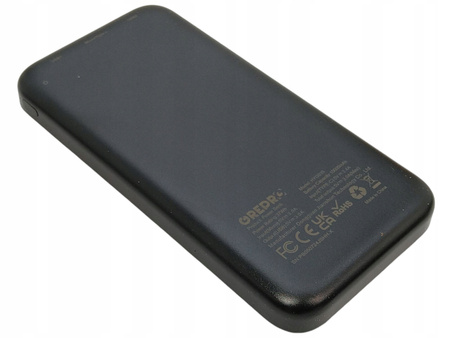 POWERBANK GREPRO HYG035 10000mAh 3,7V 37Wh CZARNY