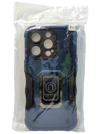Etui Plecki do Iphone 14 Pro Granatowe/Czarne