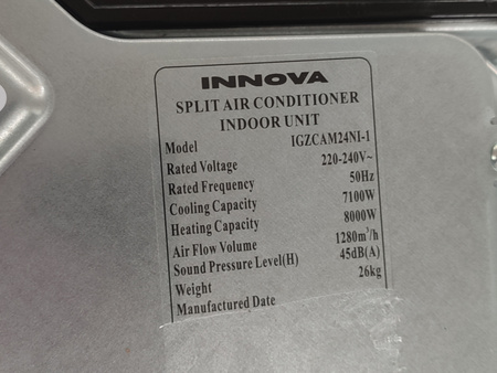 Jednostka kasetonowa Innova IGZCAM24NI-1 7.1kW Multi