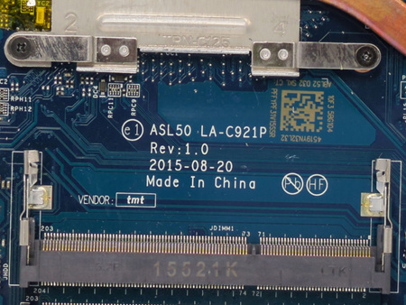 Płyta główna LA-C921P Rev: 1.0 laptopa HP 250 G4 i5-6200U AMD R5 M330