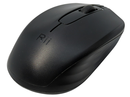 Bezprzewodowa myszka klawiatura Rii RK200 zestaw 2,4 GHz czarny