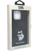 Oryginalne etui Plecki do  Iphone 14 Pro Max Karl Lagerfeld Liquid Silicone czarny