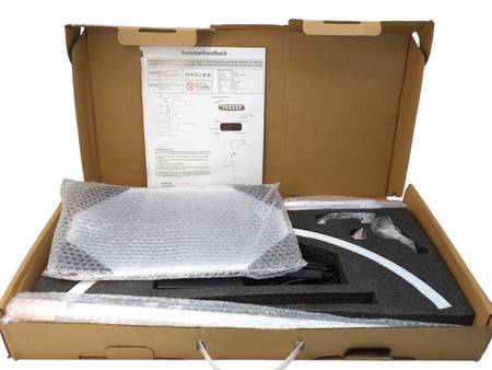 Lampa LED HD-M40X 36W Floor Video Light Half-moon regulowana