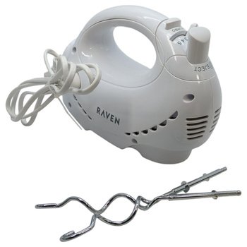MIKSER RĘCZNY RAVEN EM001N 200W WHITE