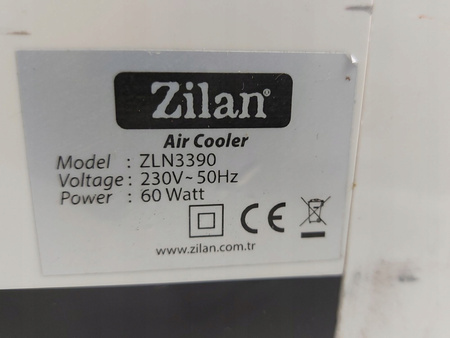 Zilan Air Cooler ZLN3390 - przenośny klimator 3w1, 60W