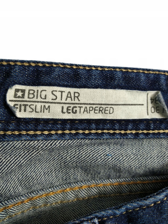 SPODNIE JEANS DAMSKIE BIG STAR ROZMIAR 30/34 GRANATOWE