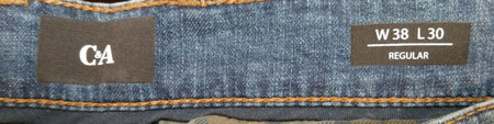 SPODNIE JEANS C&A ROZMIAR 38 NIEBIESKIE