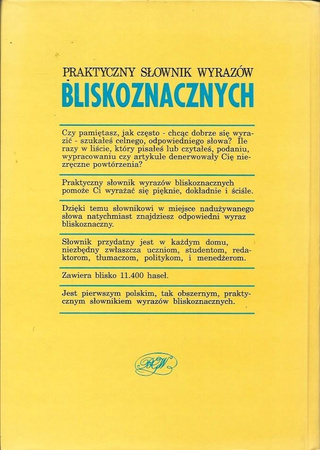 Praktyczny słownik wyrazów bliskoznacznych Witold Cienkowski