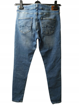 SPODNIE JEANS DAMSKIE PEPE JEANS ROZMIAR 28/30 NIEBIESKIE