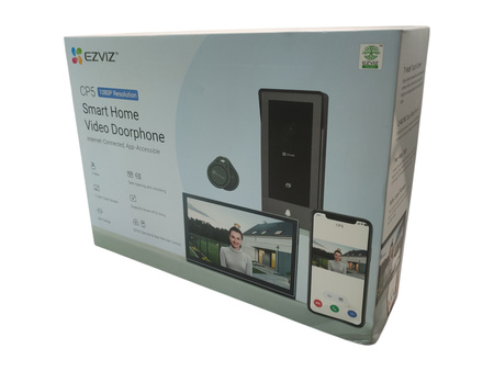 Wideodomofon WiFi EZVIZ CP5 Brama Furtka 2 żyły Aplikacja