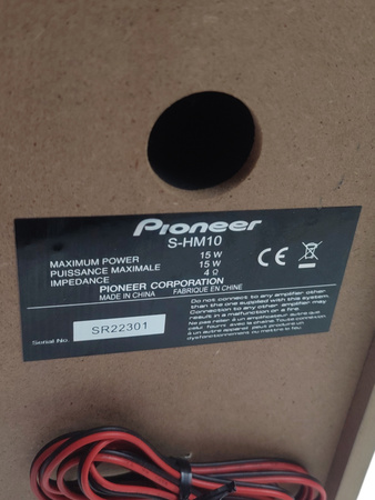 Głośniki Pioneer S-HM10 15W RMS 4ohm