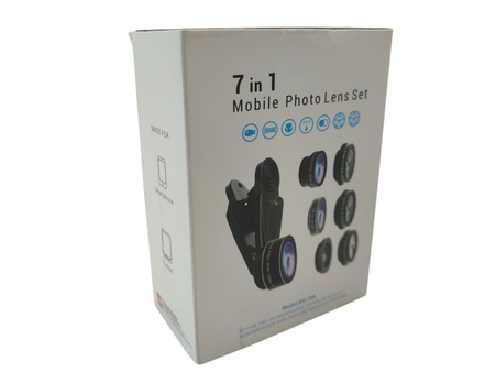 Obiektyw do telefonu XH-700 7w1 MACRO + SZEROKOKĄTNY DO TELEFONU