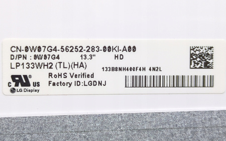 Matryca LG LP133WH2 13,3" 1366x768px 40pin MATOWA