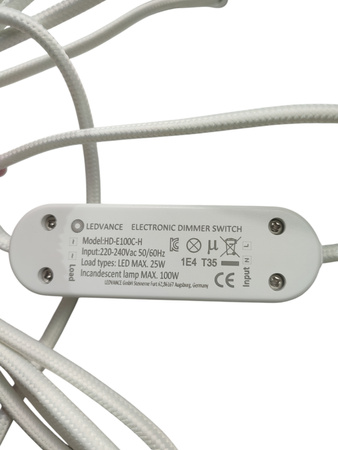 Dekoracyjna lampa stołowa Ledvance Decor Pulp biała E14 41,5 cm