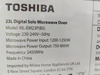 Kuchenka mikrofalowa Toshiba ML-EM23P(BS) 23 litry 800 W
