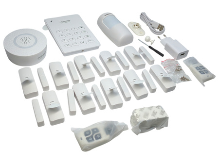 System alarmowy z czujnikami AGSHOme Smart Alarm Security System DP-W2