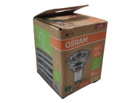 Żarówka LED GU10 2W=50W 360lm 2700K CIEPŁA OSRAM