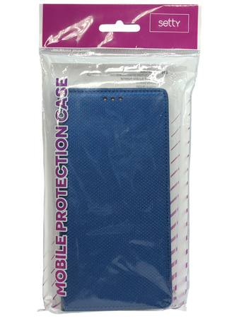 Etui z klapką smart magnet Samsung Galaxy S22 Ultra Granatowy
