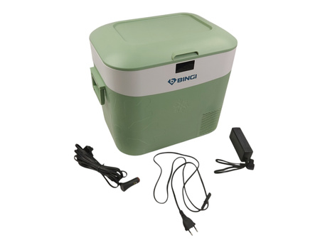 Przenośna elektryczna lodówka 22 L 12V/24V BINGI HC-22P2 Zielona