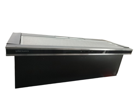 OKAP KUCHENNY  WYSUWANY DO ZABUDOWY CONCEPT OPV3890 LED CZARNY