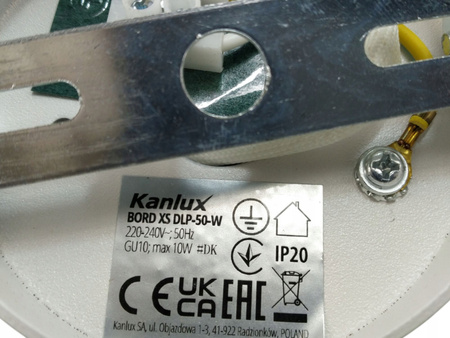Oprawa sufitowa punktowa BORD XS DLP-50-W