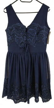 SUKIENKA MUSITU ROZMIAR 38 GRANATOWA