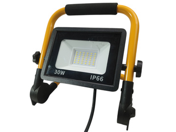 HALOGEN LED 30W Roboczy Budowlany IP65 z Uchwytem (SD054-30W-EU)