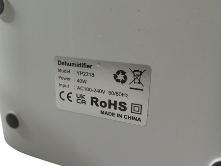 Pochłaniacz wilgoci Osuszacz powietrza Suboobe YP2318 40W