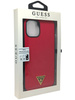 Etui plecki Guess Saffiano do iPhone 12 Pro Max Czerwony