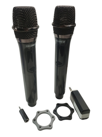 Mikrofon bezprzewodowy 50m Karaoke DJTalomen K60