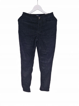 Gant Spodnie Sztruksowe Damskie Granatowe Rozmiar S