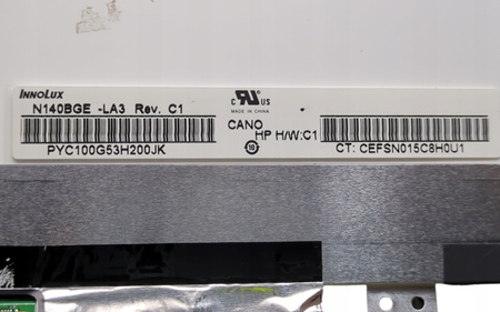 Matryca INNOLUX N140BGE -LA3 14" 1366x768px 40pin