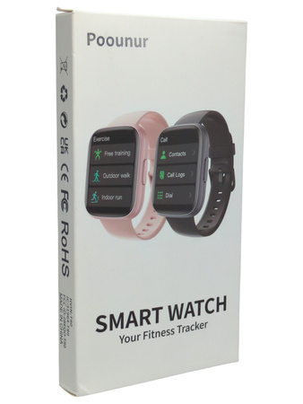 Smartwatch POOUNUR T80 1.95" TFT Bluetooth krokomierz IP68