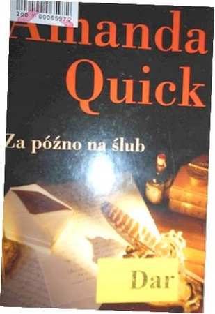 Za późno na ślub Amanda Quick