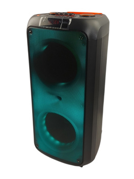 Głośnik bezprzewodowy karaoke Lororado 40W XP2 2x MIKROFON + PILOT