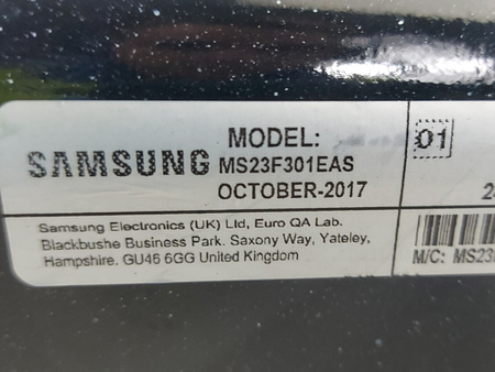 KUCHENKA MIKROFALOWA MIKROFALA SAMSUNG MS23F301EAS 800W 23L